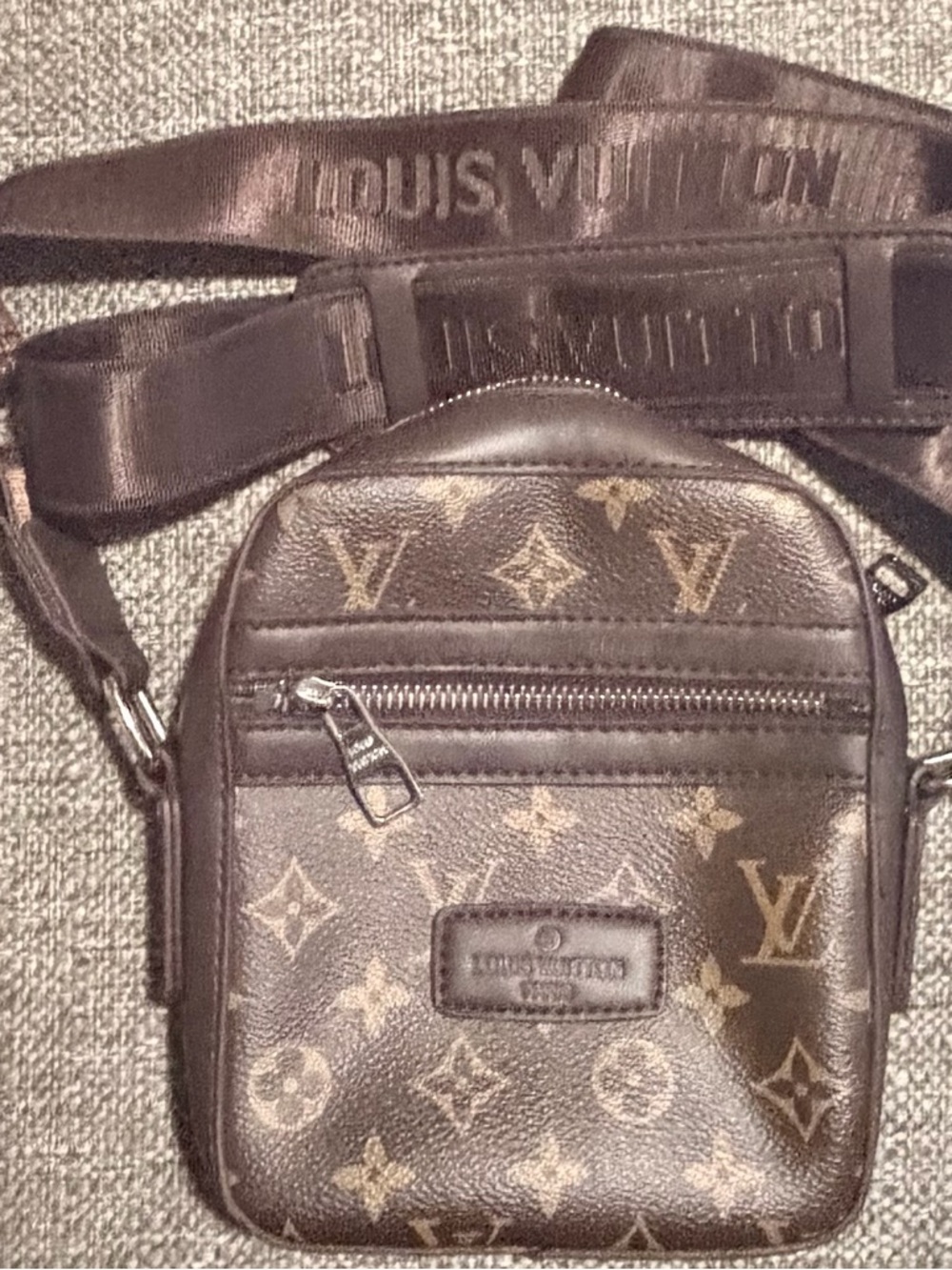 Louis Vuitton Monogram Canvas Belt Bag in Brown